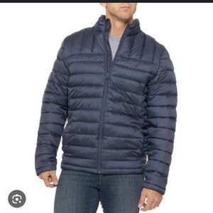 Lands' End Men's Insulated Puffer Jacket - Black